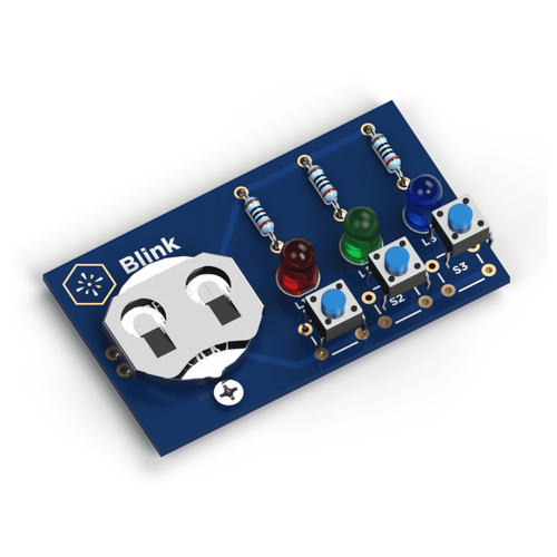 Blink | Learn to Solder Kit | Educational STEM Electronics Kit