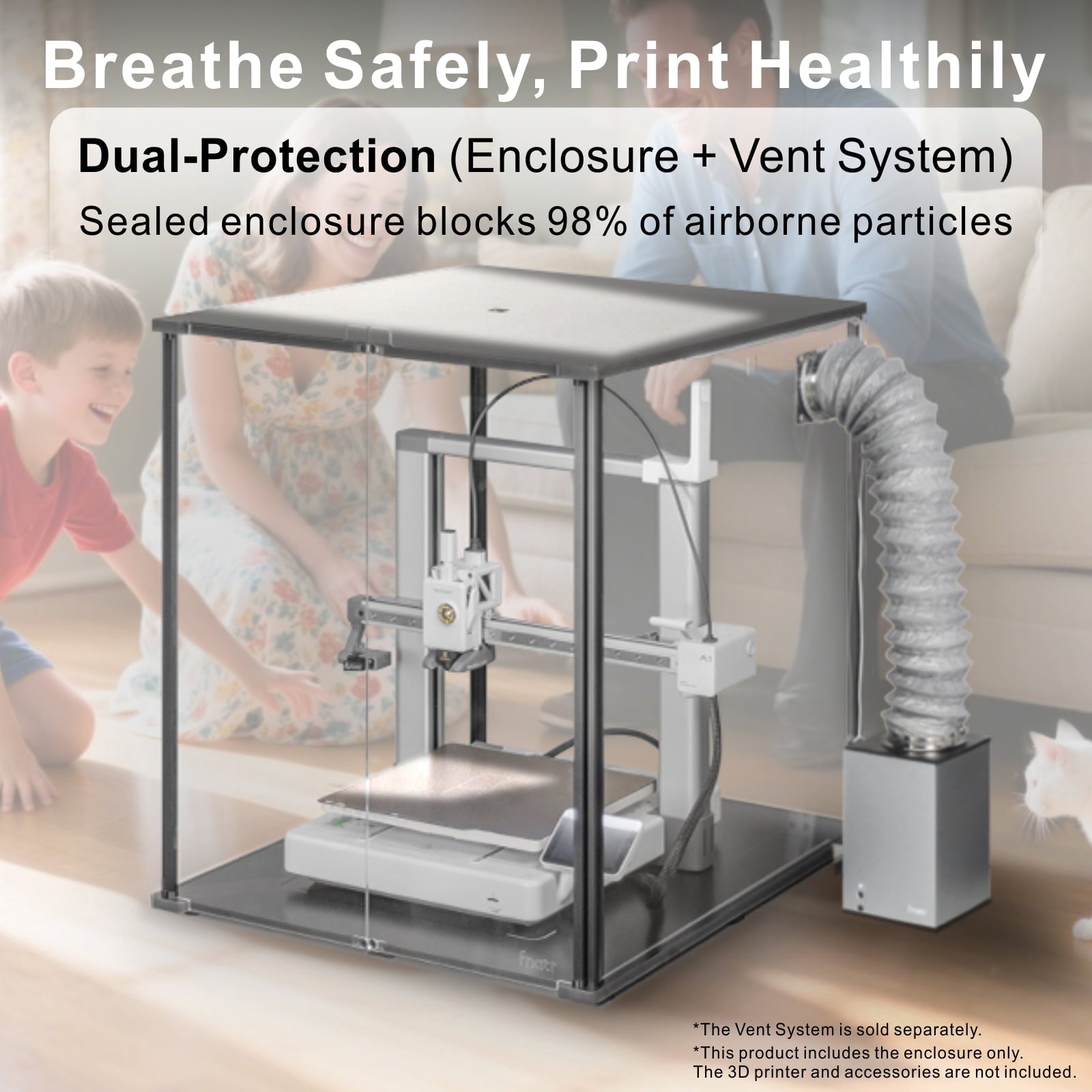 FNATR 3D Printer Enclosure for Bambu Lab A1