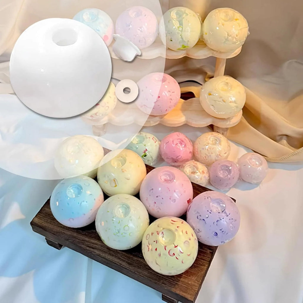 12 Pcs DIY Stress Ball Making Kit – Empty Squishy Skins – Crunchy