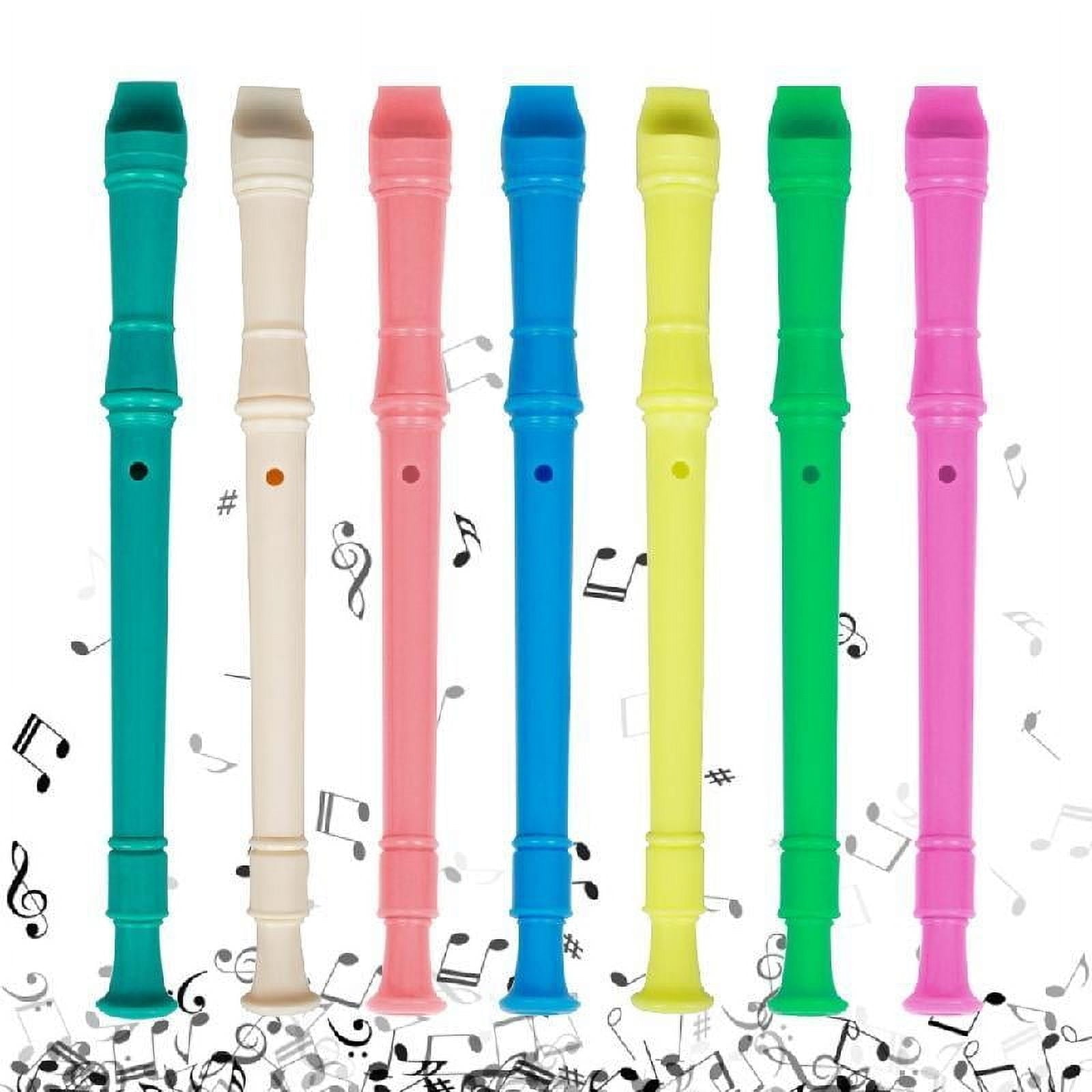 SIEYIO Treble Flute 8 Hole Soprano Recorder Clarinet with Cleaning Rod