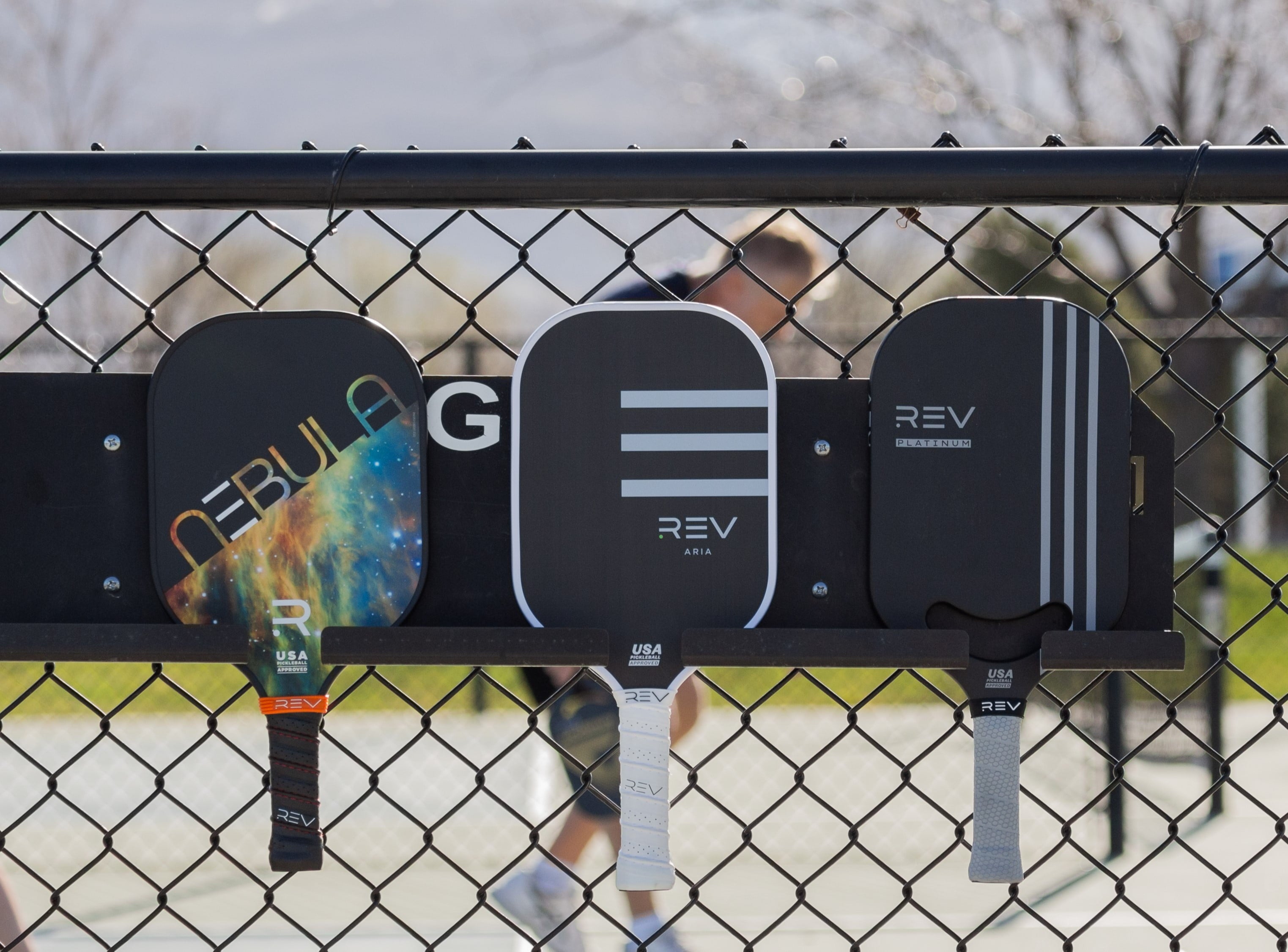 REV Aria Pickleball Paddle, Raw T700 Carbon Fiber Face, Polypropylene