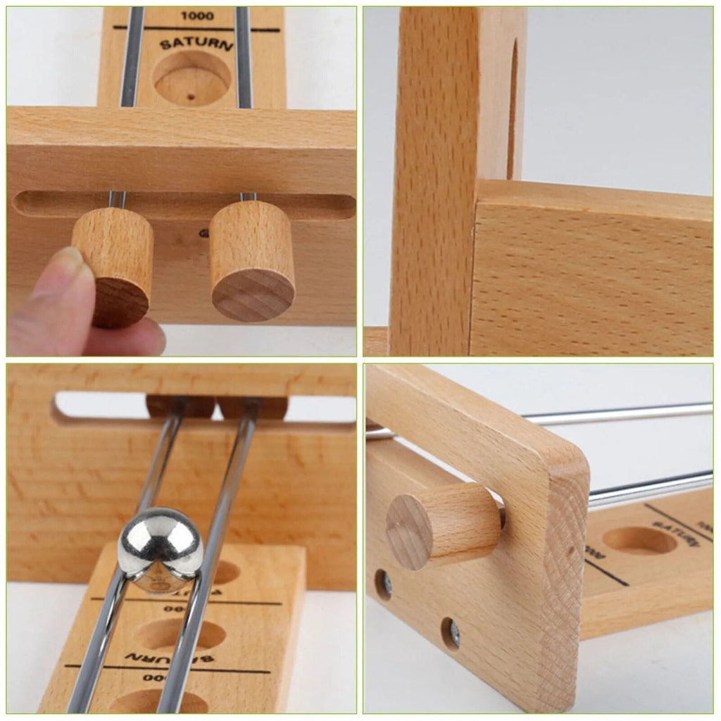 Weloille Wooden Marble Run Set 1 Piece, Children's Educational Buildin