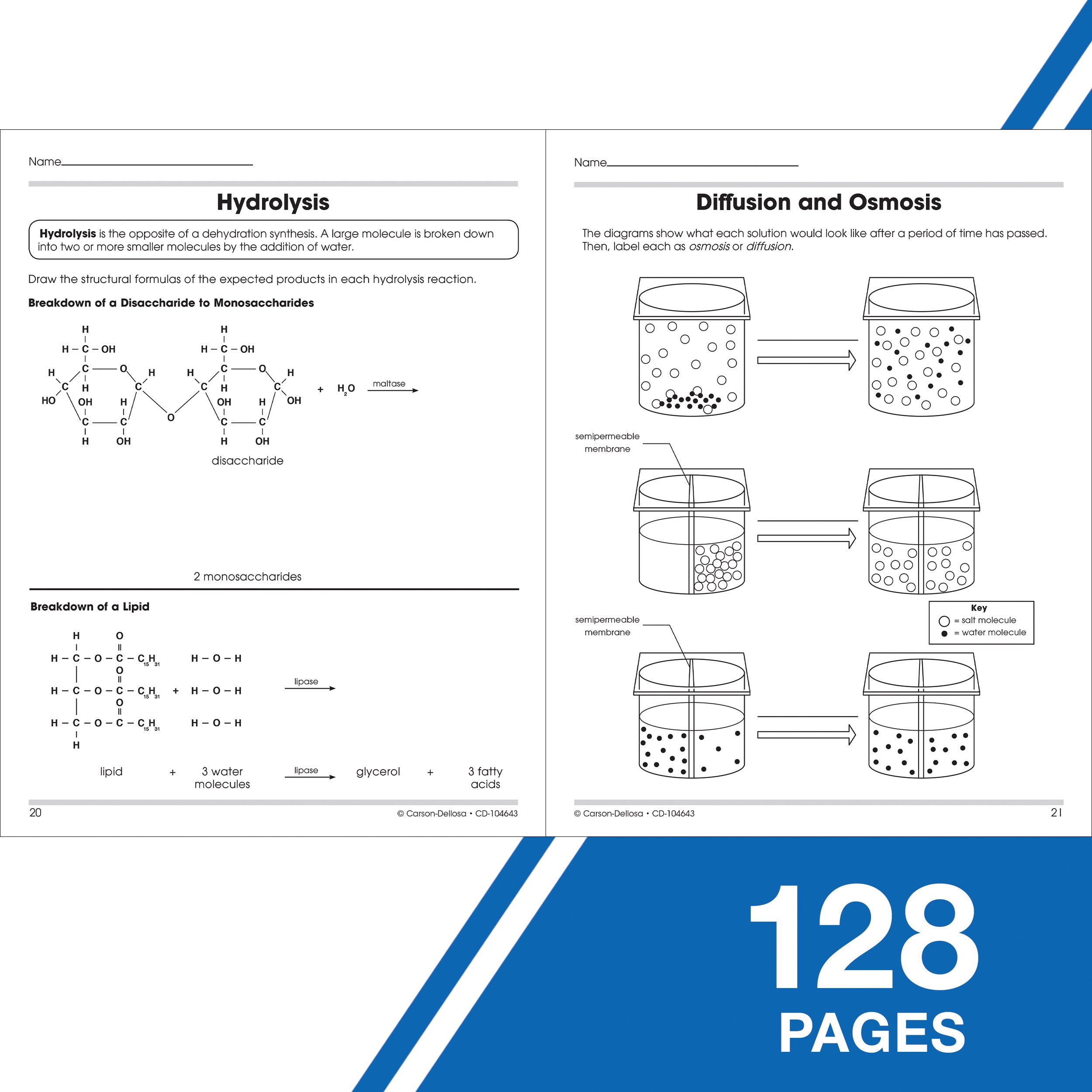 Carson Dellosa The 100+ Series™ Biology Workbook (128 pages) Grade 6