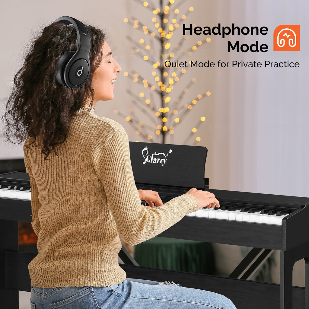 Zimtown Digital Piano 88-Key Home Full Weighted Hammer Heavy Action fo