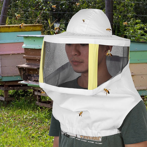 BIMZUC Professional Protective Bee Keeping Hat Veil, Breathable Anti B