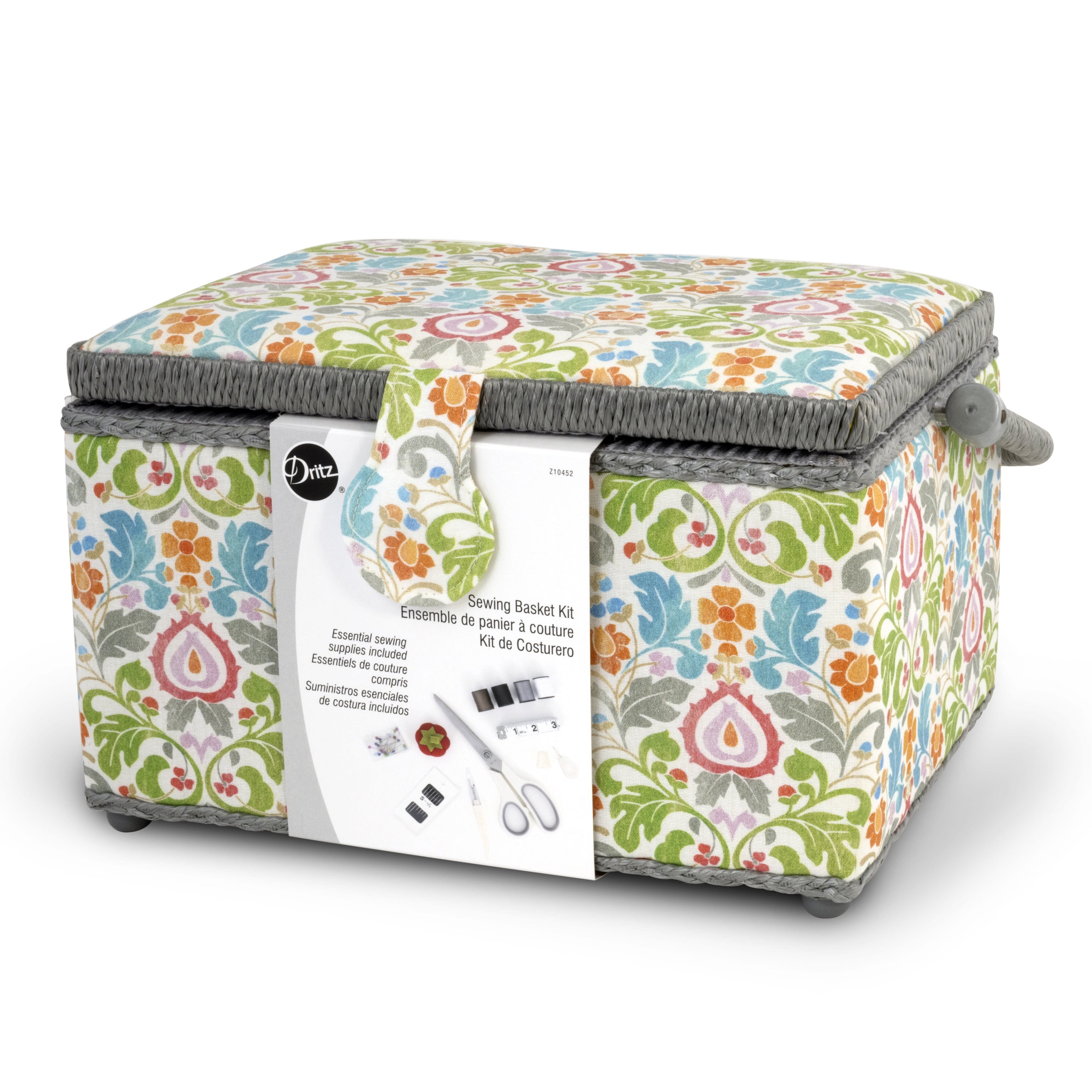 Dritz Essential Sewing Basket Kit, Medium