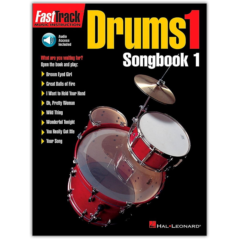 Fast Track S Fasttrack Drums Songbook 1 - Level 1 Book/Online Audio, (