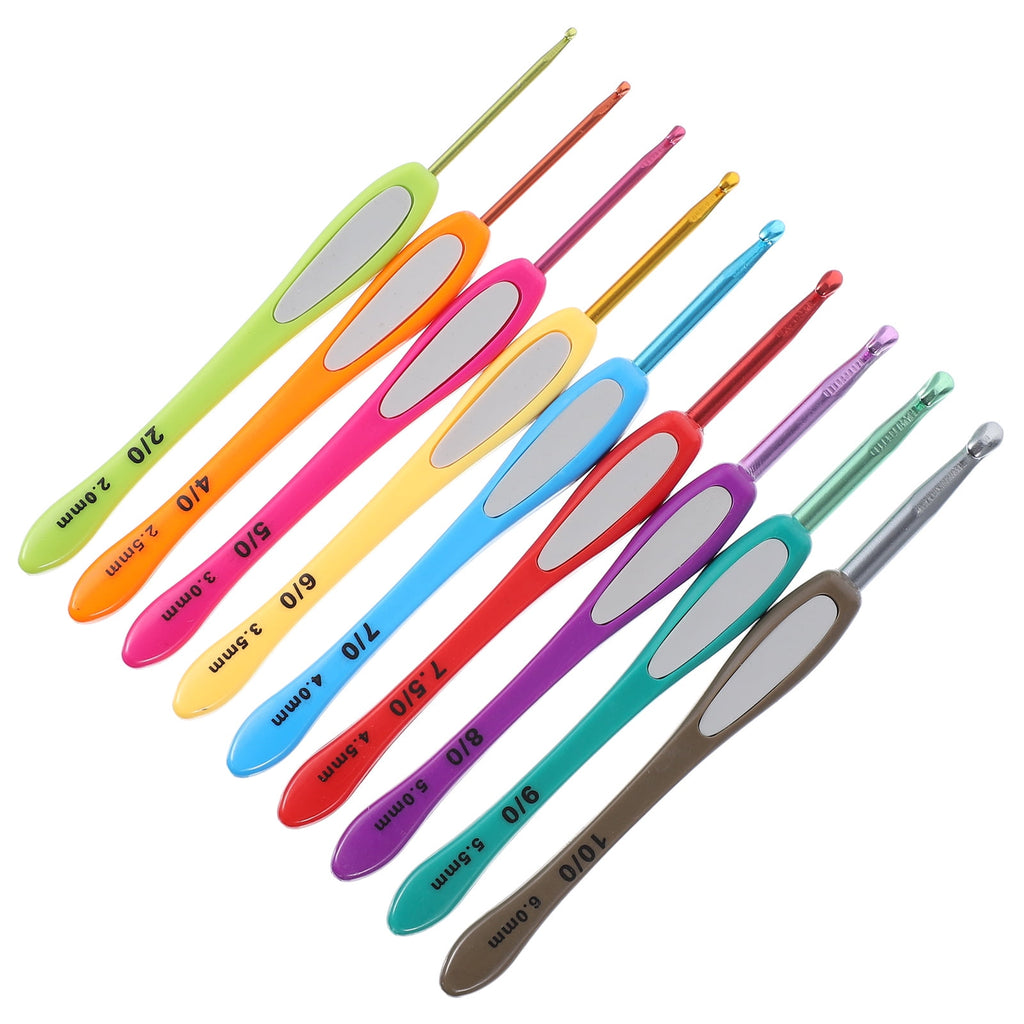 LIYUNMIAO Ergonomic Crochet Hooks Set for Arthritis & Beginners
