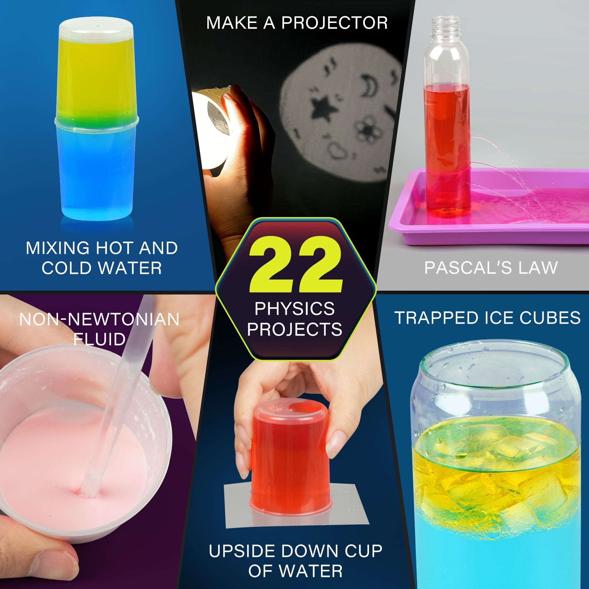 BenBen Science Kit for Kids Ages 8-12, 105 Lab Experiment, STEM Toy Ed