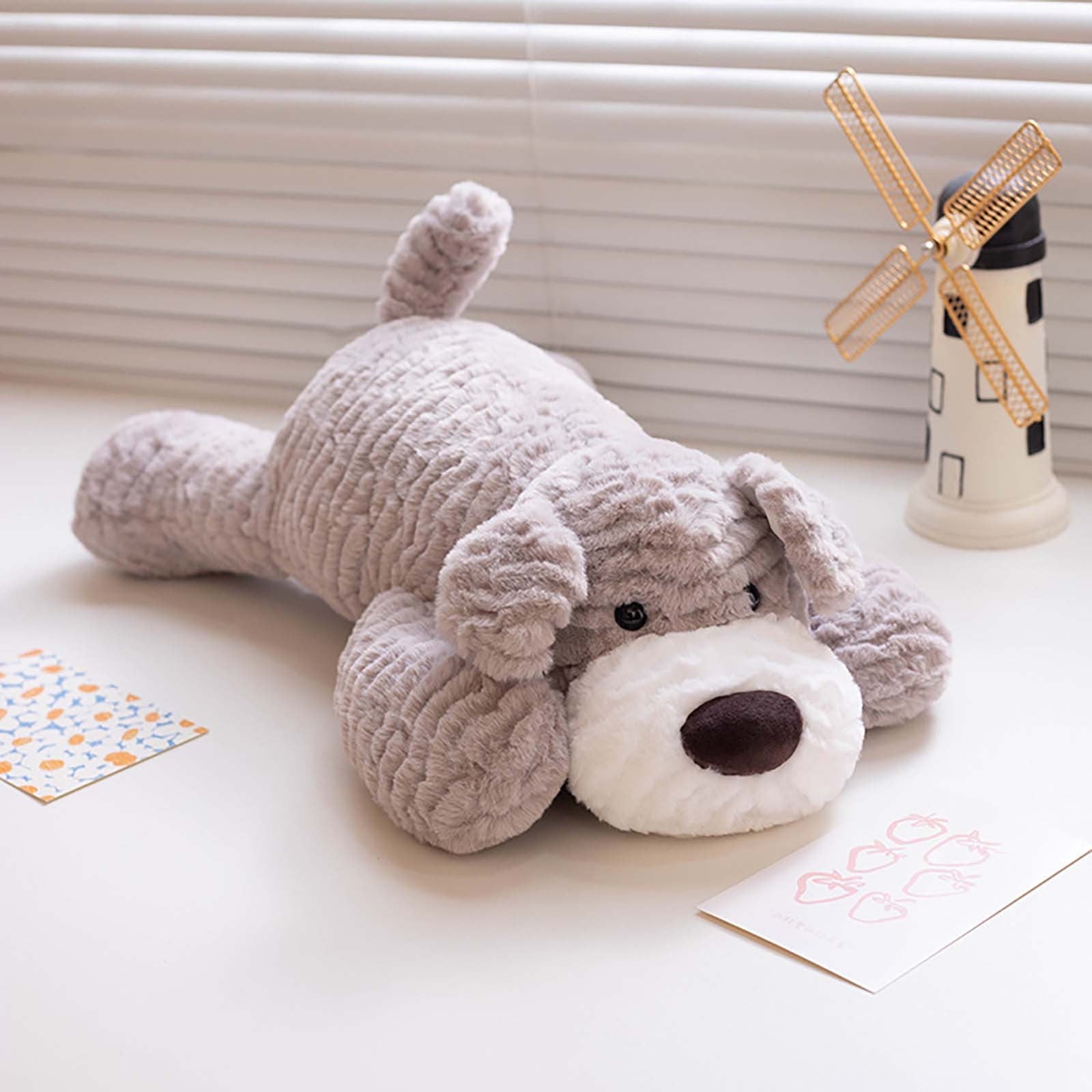 Yaoyar Dog Stuffed Animal, Golden Doodle Puppy Plush Toy with Realisti
