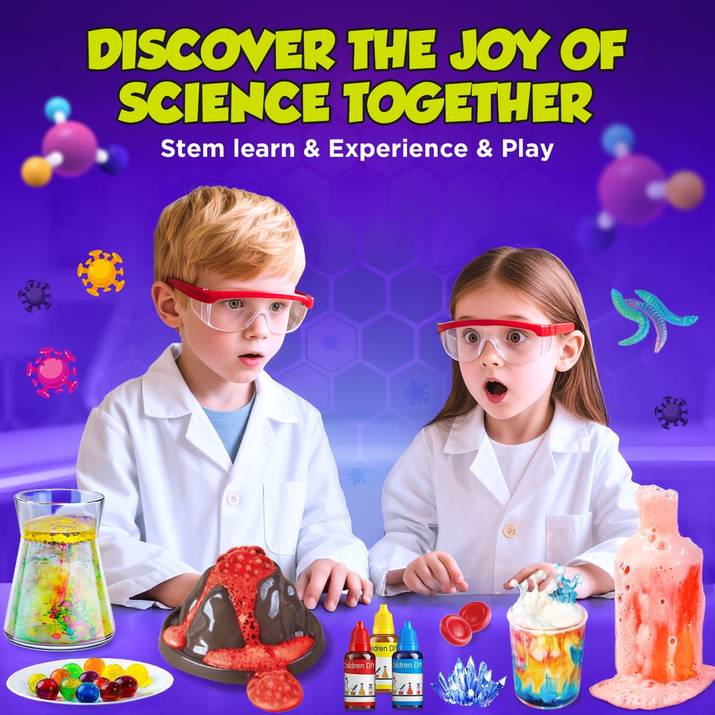 Huge Wave Science Kit for Kids Ages 4-12, 52+ STEM Educational Experim