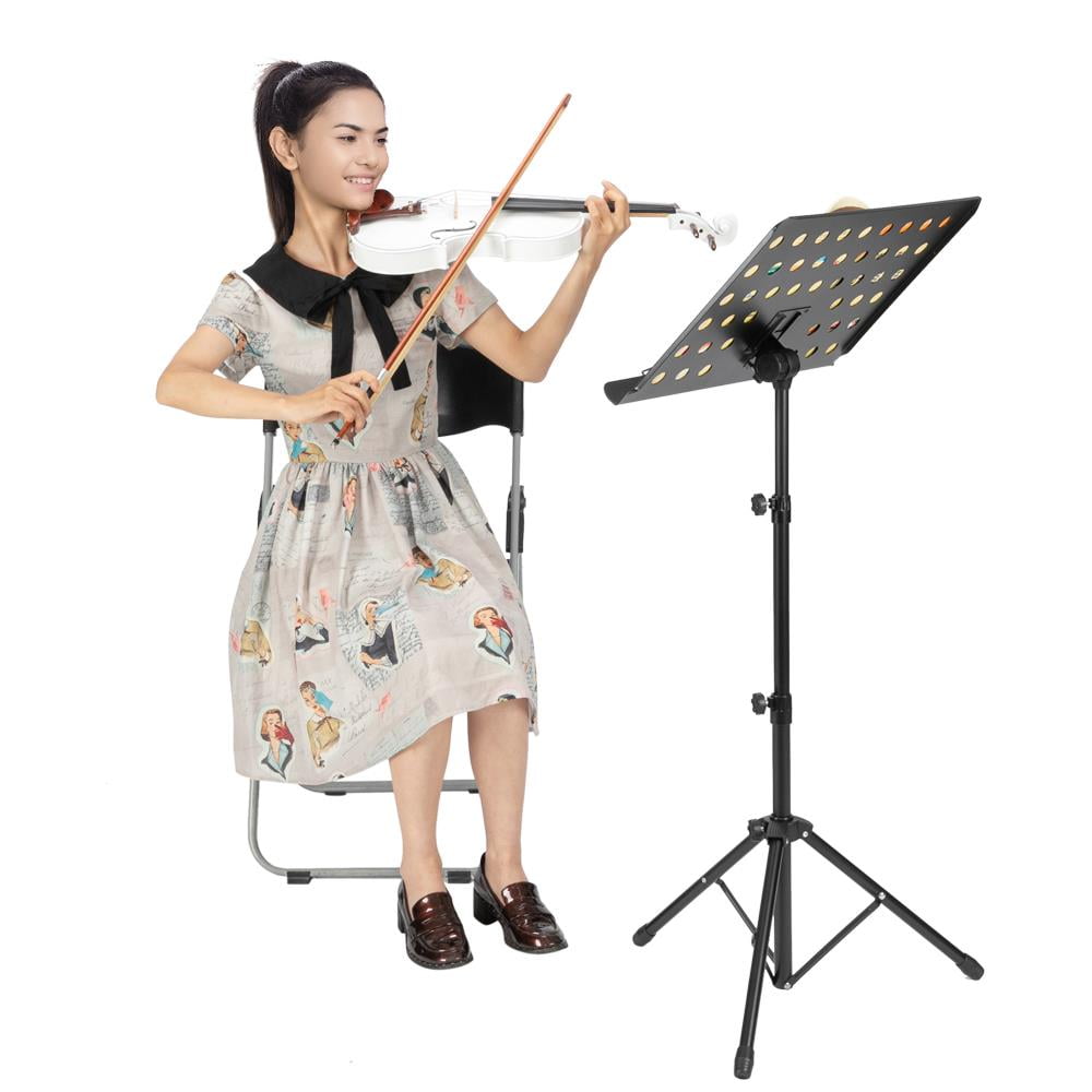 Glarry 4/4 Violin for Beginner with Case, Bow,Shoulder, Matte White