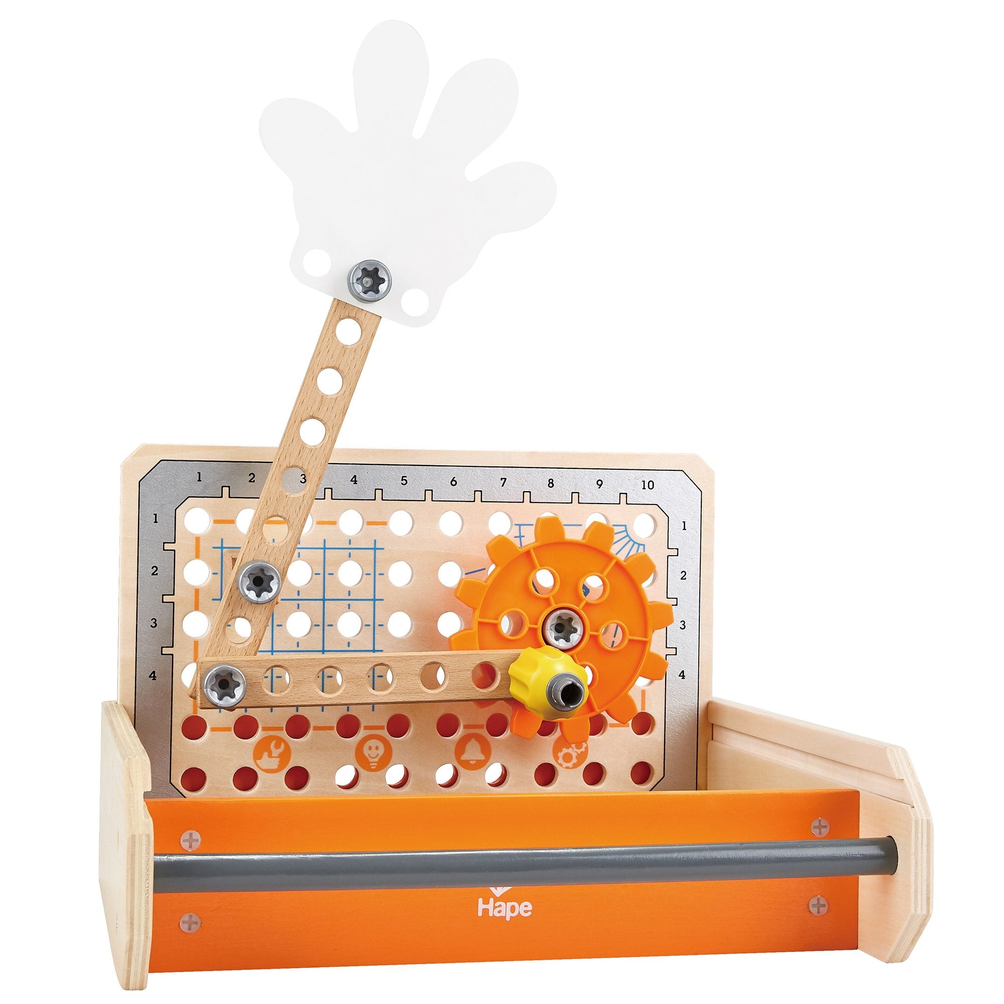 Hape: Junior Inventor: Science Experiment Toolbox - 32pc, Wooden Build