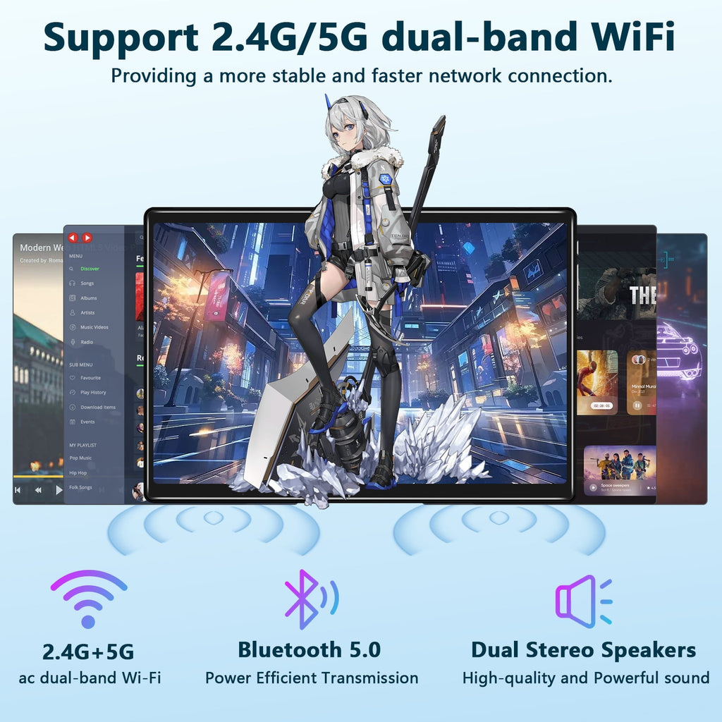 Tablet 2026 Newest Android 14 Tablet, 10 Inch Tablet,5G Wi-Fi Tablet C
