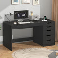47 Inch Computer Desk With Multifunctional Storage