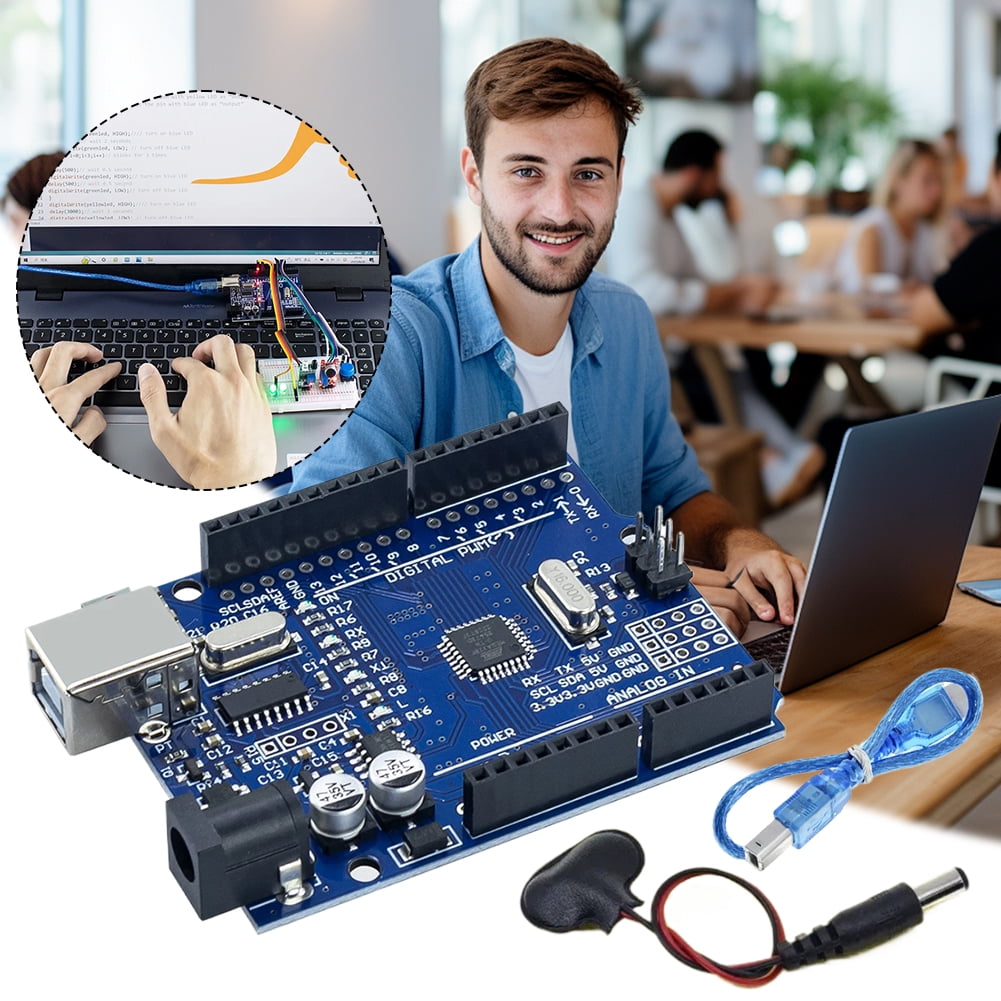 Educational Programming Kit with Breadboard Power Supply Resistors LED
