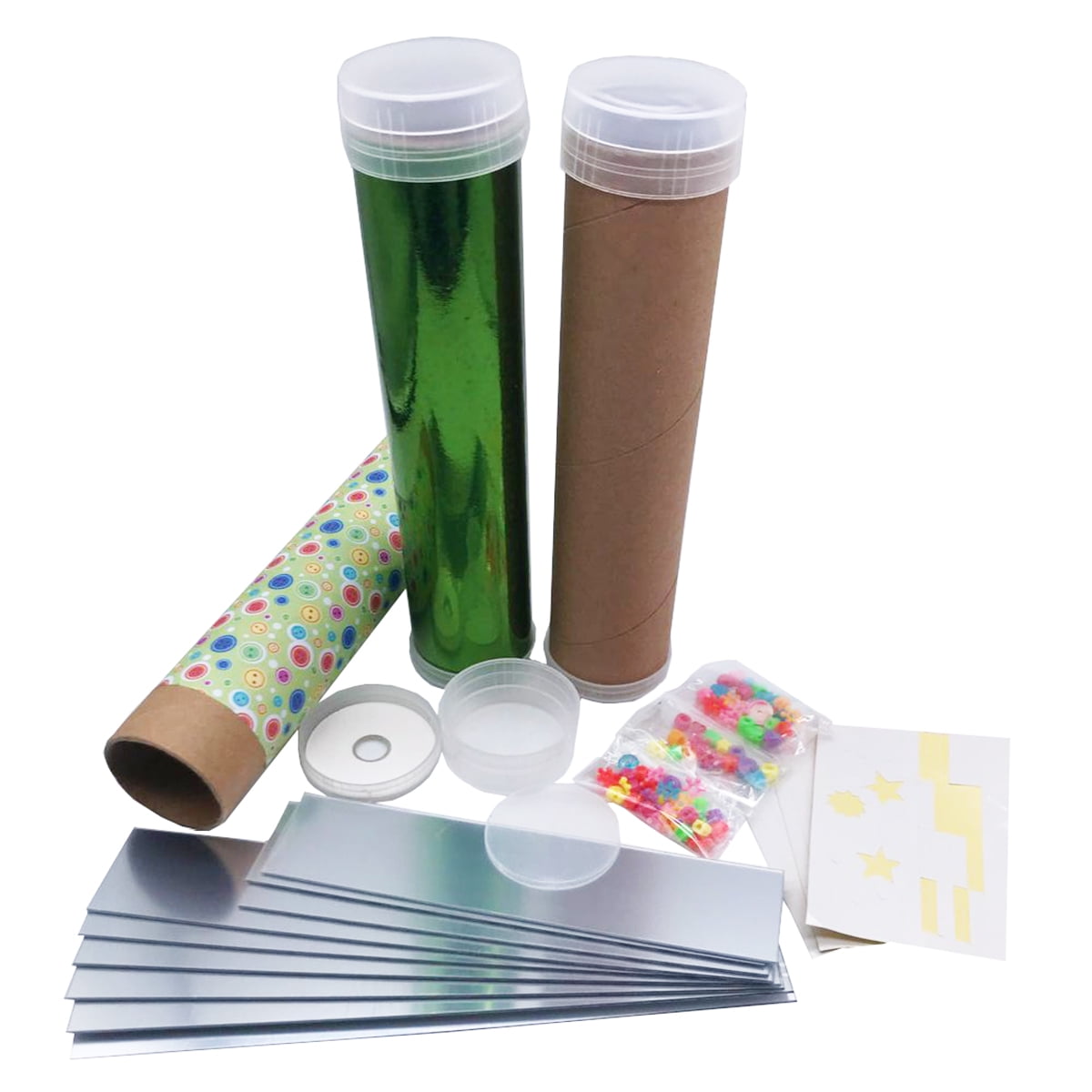 Kbraveo 3 Sets DIY Kaleidoscope Making Kit,Kaleidoscope Toy Educationa