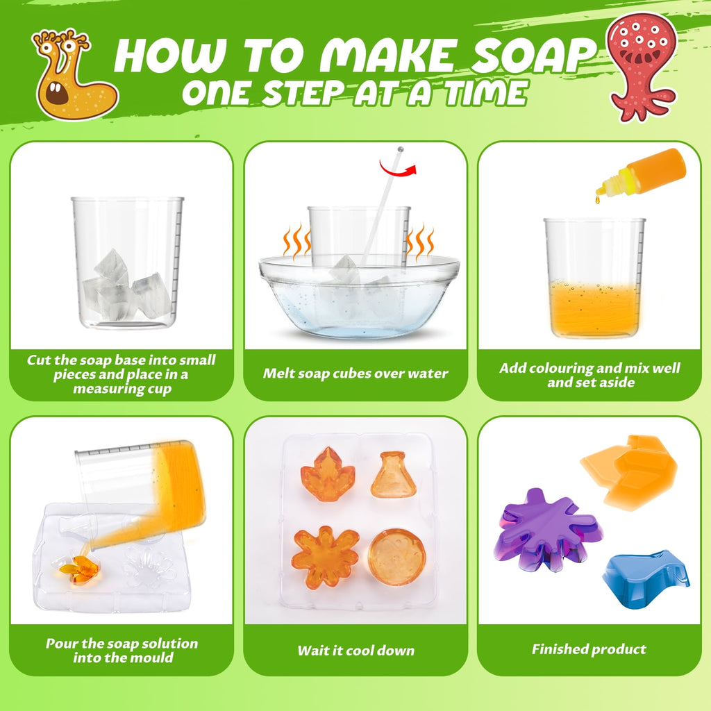 Freecat DIY Soap Lab Experiment, Science Kits for Kids Ages 8-12 Years