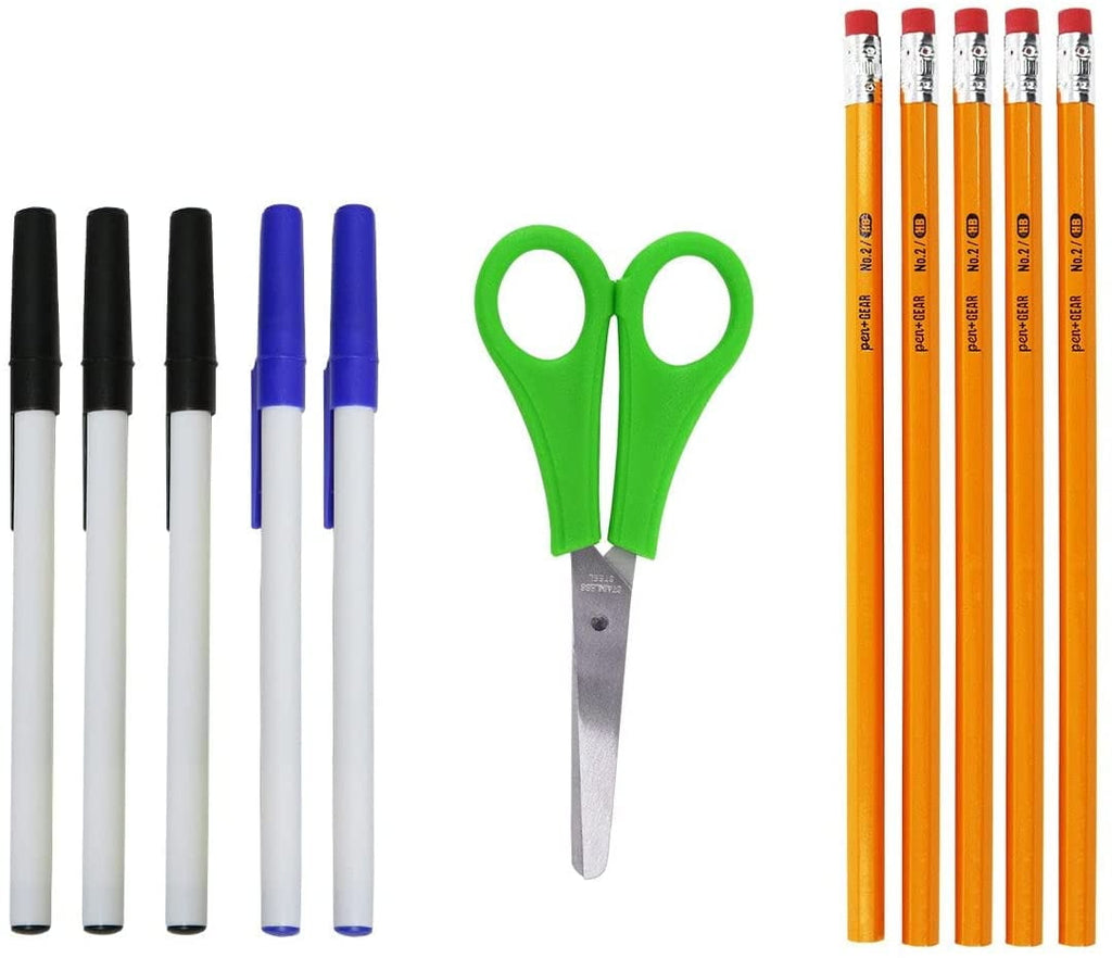 52 Piece Back to School Supply Kit for K-12 - Essentials Box of Suppli