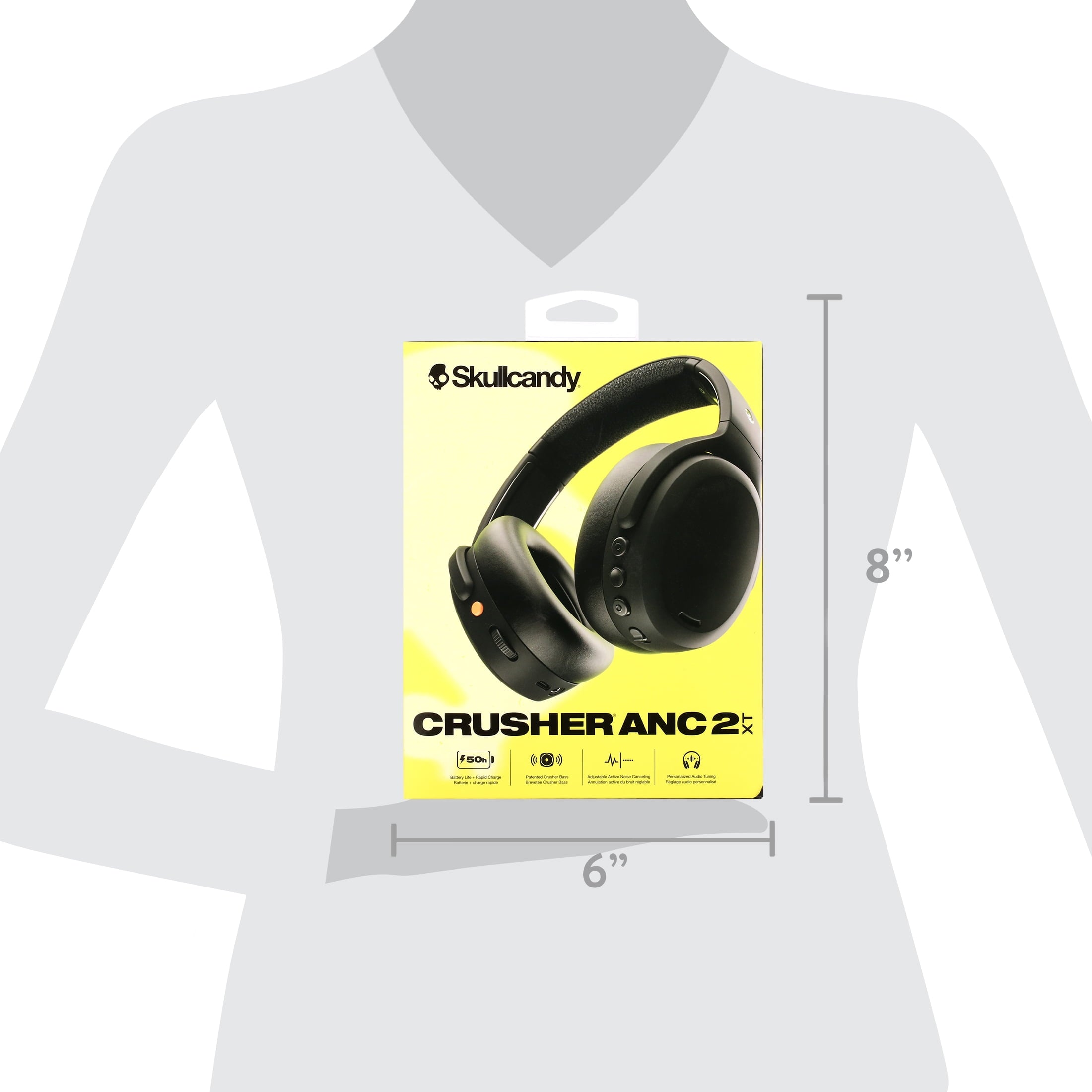 Skullcandy Crusher ANC XT 2 Over-Ear Noise Cancelling Bluetooth Headph