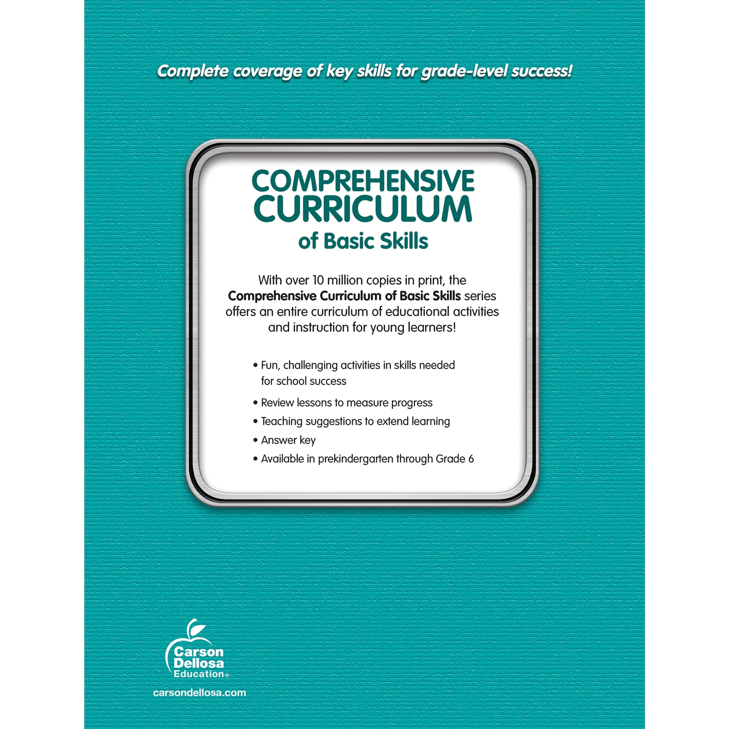 Thinking Kids Comprehensive Curriculum of Basic Skills Workbook (544)