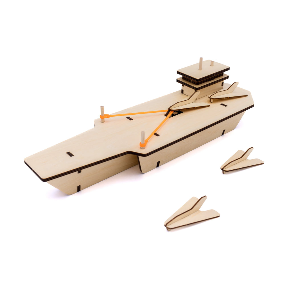 Jimmy's Workshop Aircraft Carrier Beginner Woodworking Set