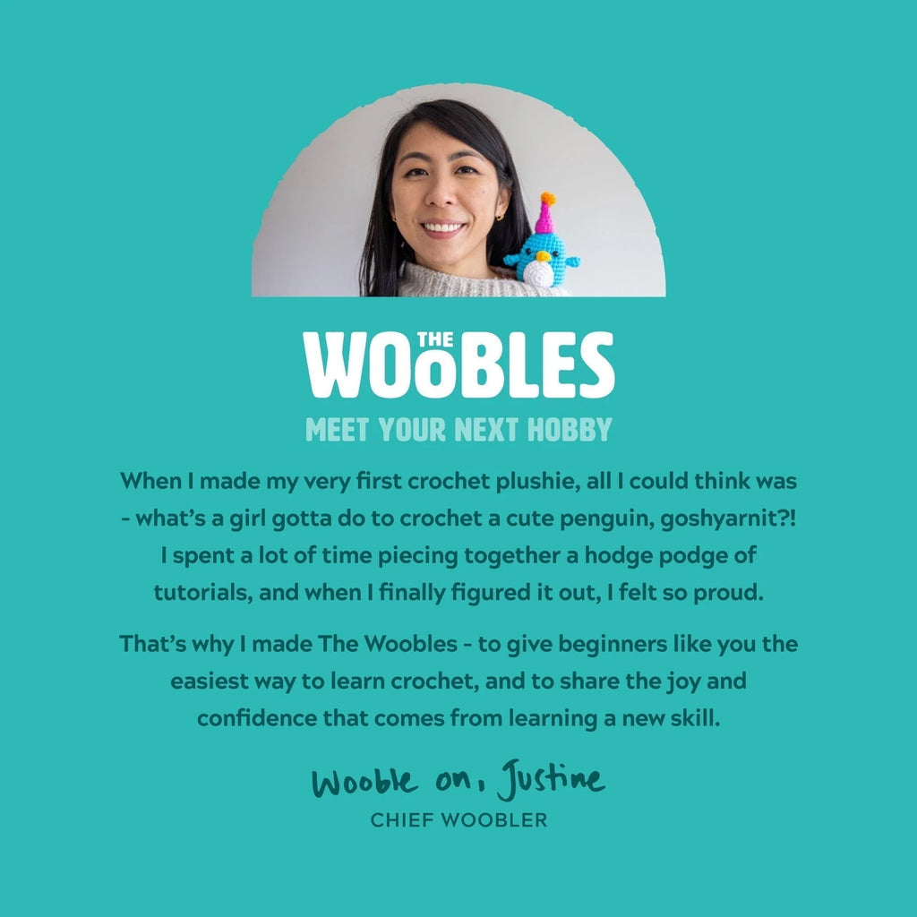 The Woobles Beginner Crochet Amigurumi Kits - Hazel The Nutcracker