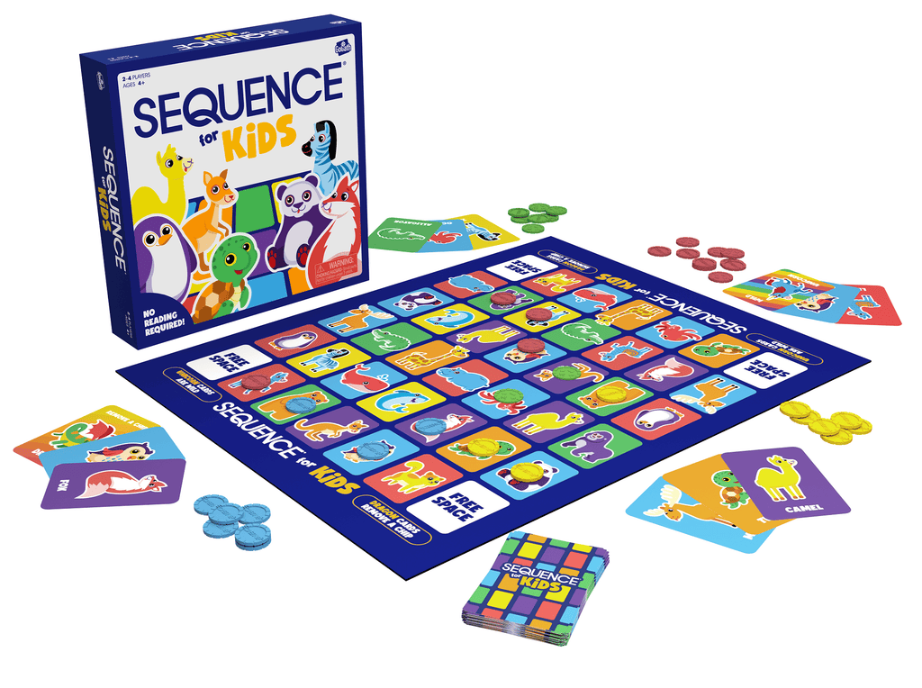 Jax SEQUENCE for Kids Board Game - The 'No Reading Required' Strategy