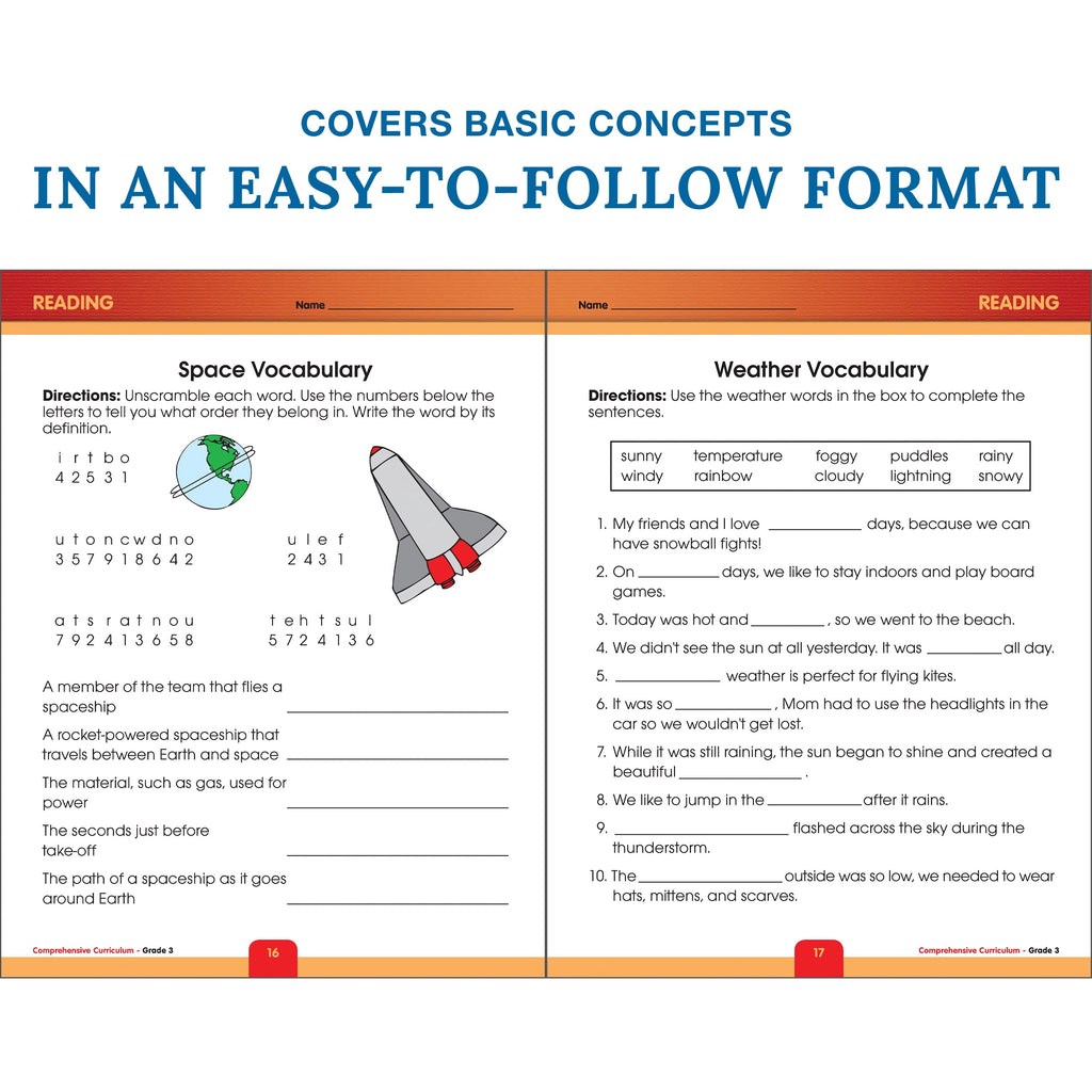 Thinking Kids Comprehensive Curriculum of Basic Skills Workbook (544)