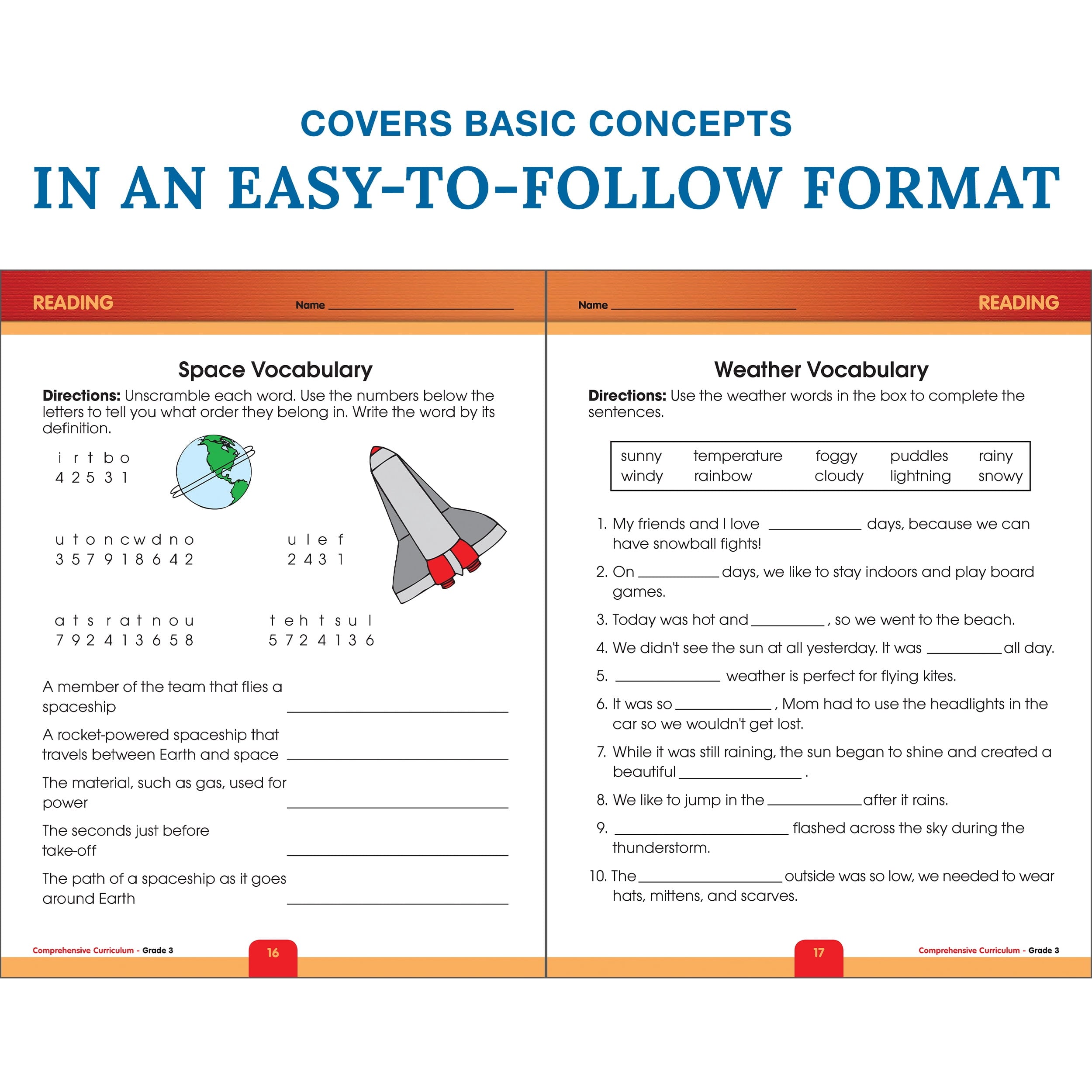 Thinking Kids Comprehensive Curriculum of Basic Skills Workbook (544)
