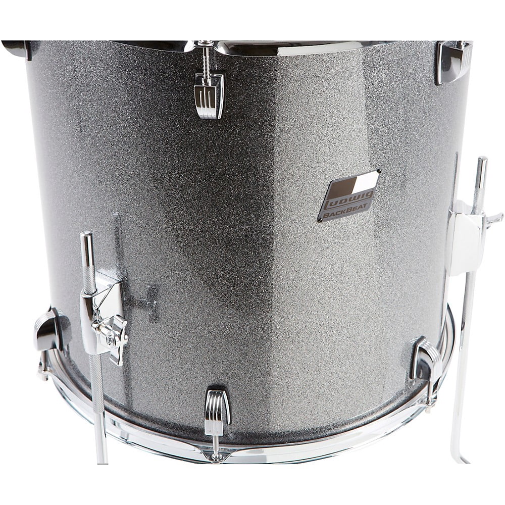 Ludwig Backbeat Complete 5-Piece Drum Set with Hardware and Cymbals, M
