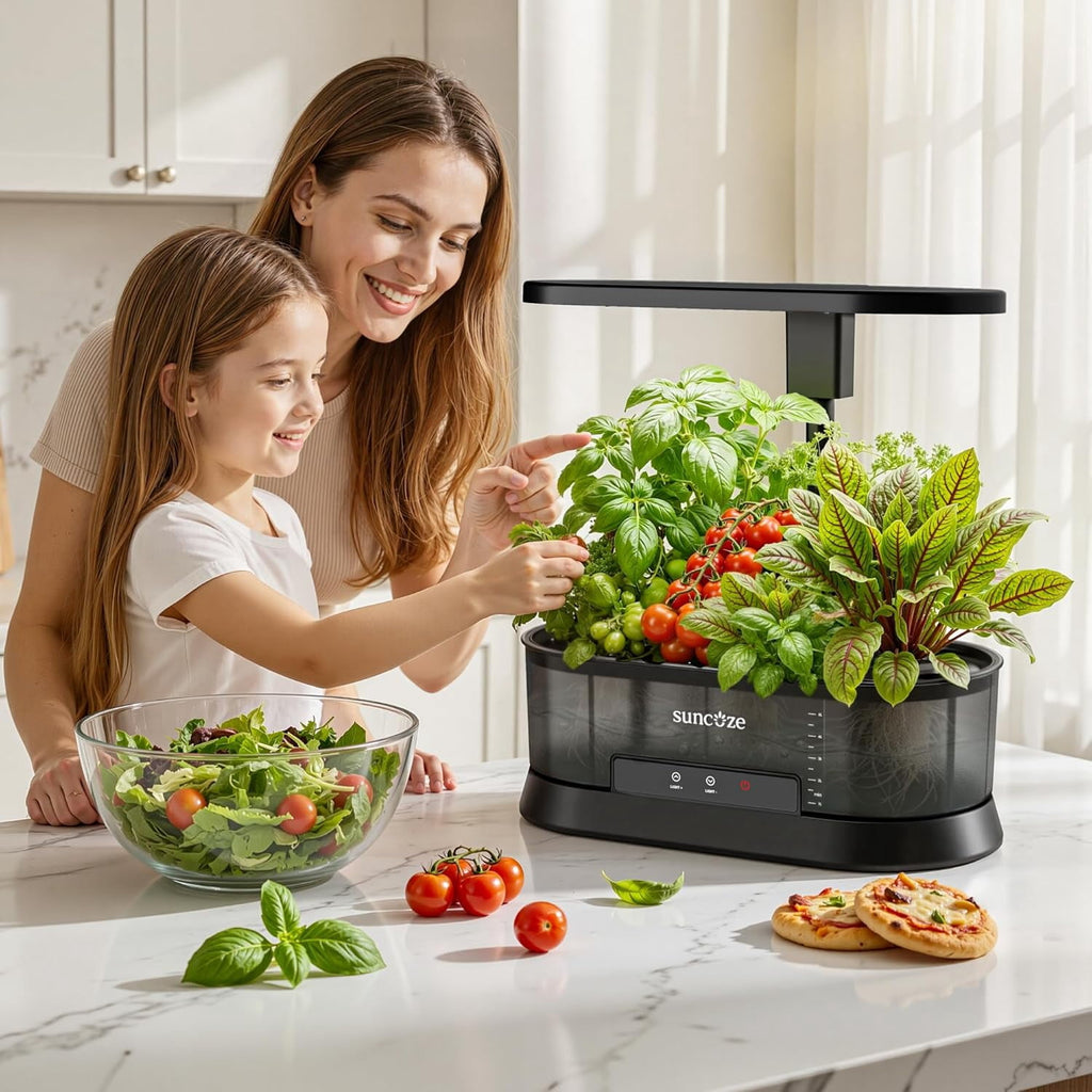 SUNCOZE Hydroponics Growing System with Removable Tank, 12 Pod Indoor