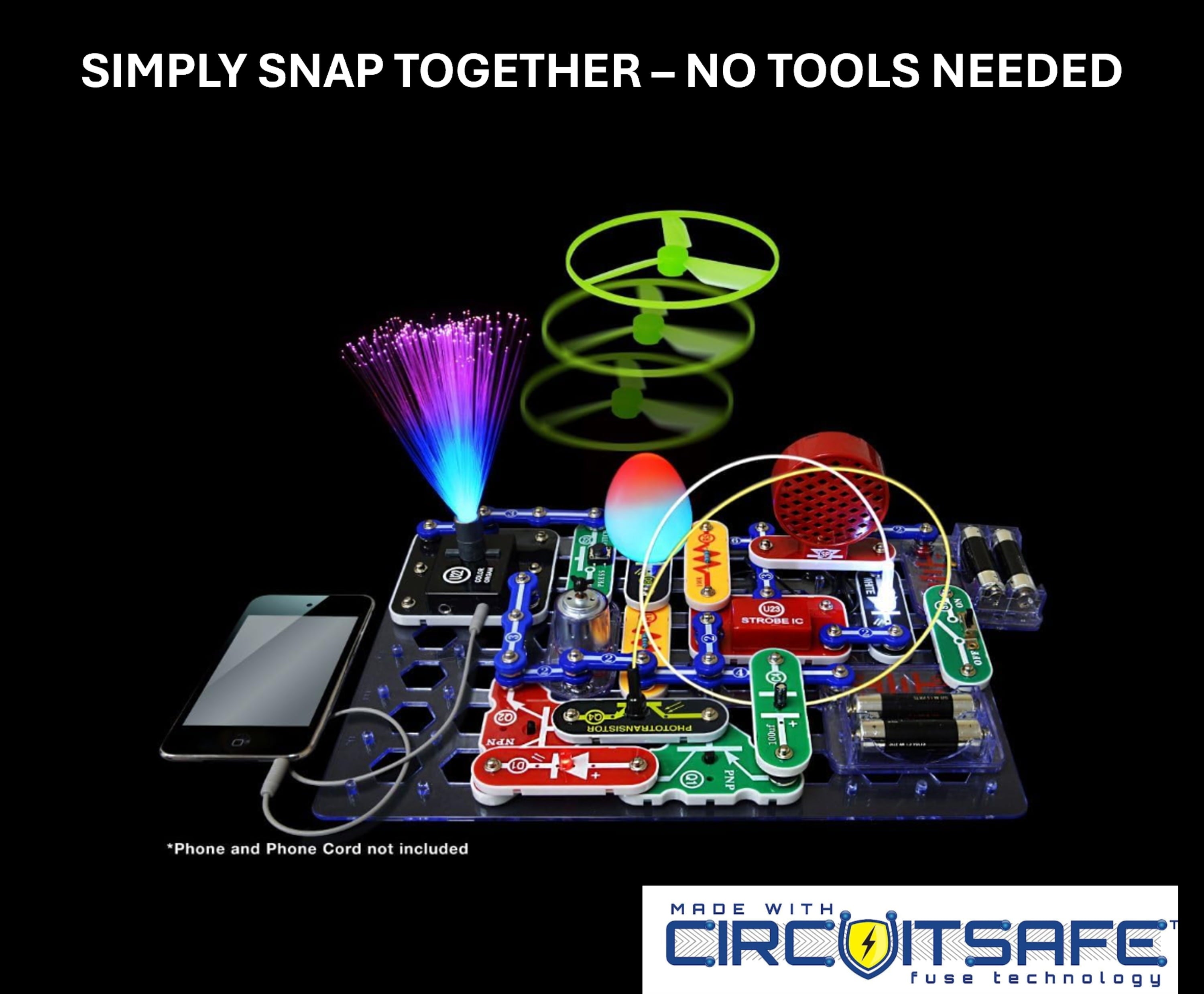 Snap Circuits® Light SCL175 | Electronic Science Kit | 175 Project ST