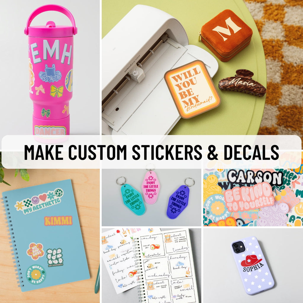 Cricut Joy Xtra Cutting Machine with Printable Sticker Paper & Vinyl B