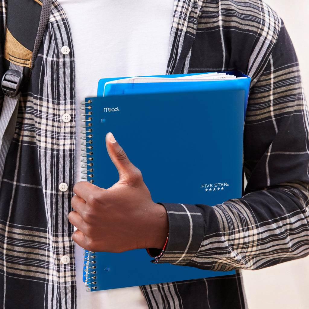 Five Star 1 Subject College Ruled Notebook Plus Study App, 8.5" x 11",