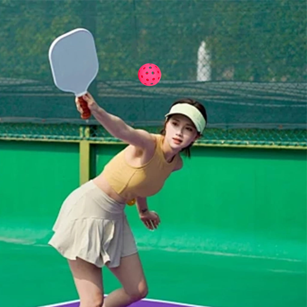 Clearance! Pickleball Balls, 40 Holes Pickleballs, High Bounce True Fl