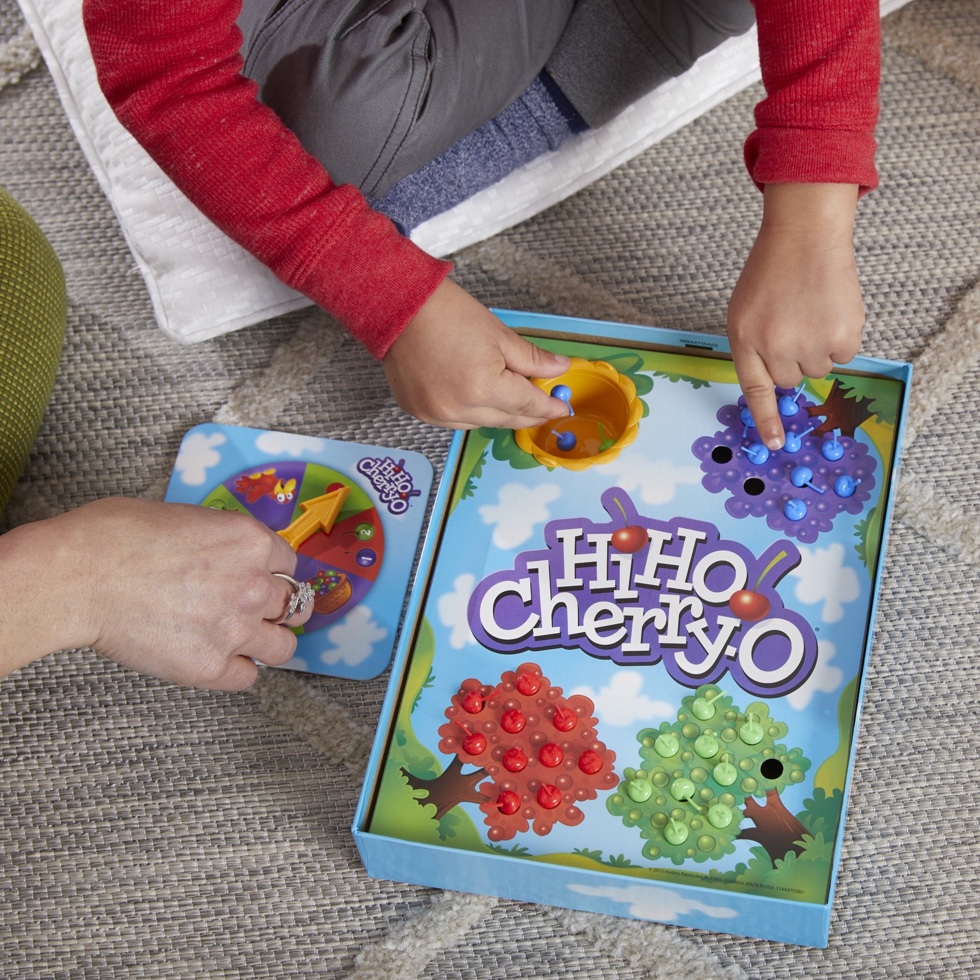 Hasbro Gaming Hi Ho! Cherry-O Board Game, Counting and Numbers Game fo