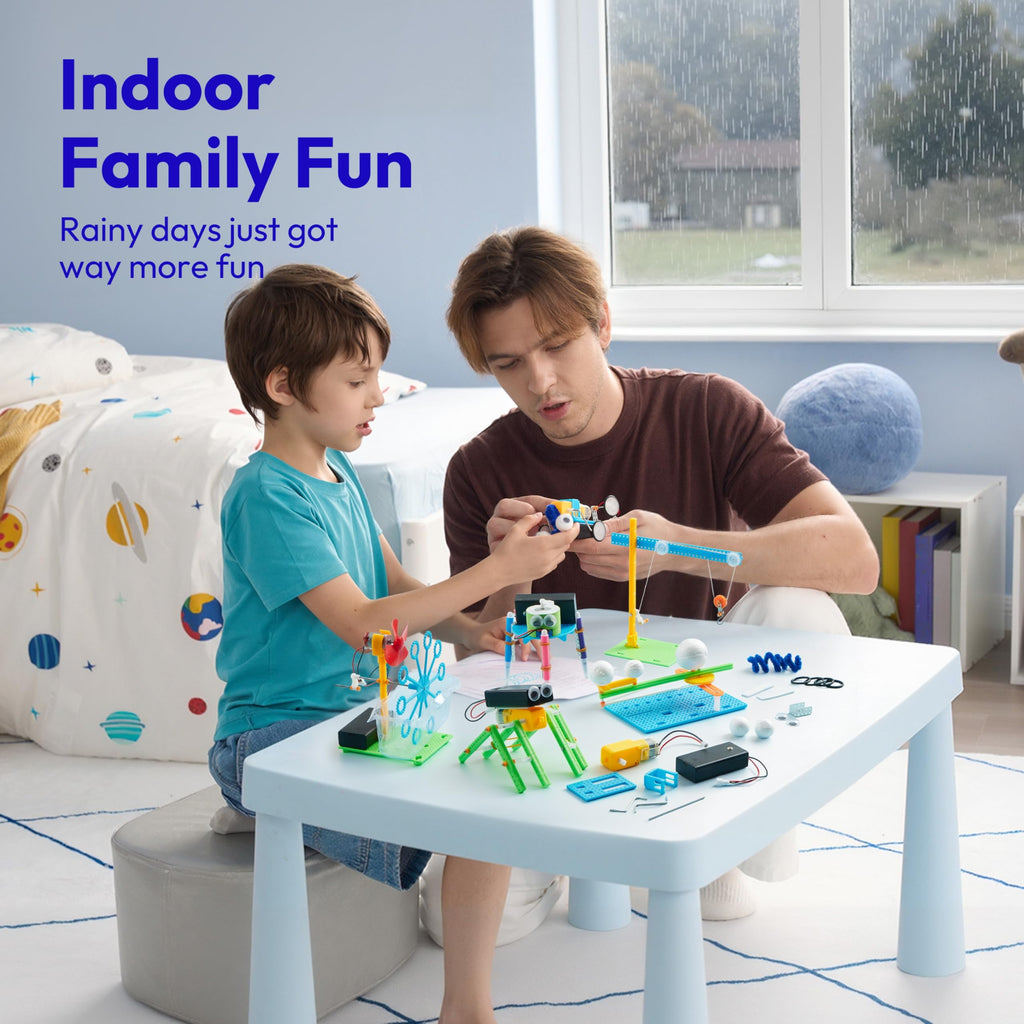 Joyfy Science Kits 6 in 1 Electric Robot Building Kit STEM Educational