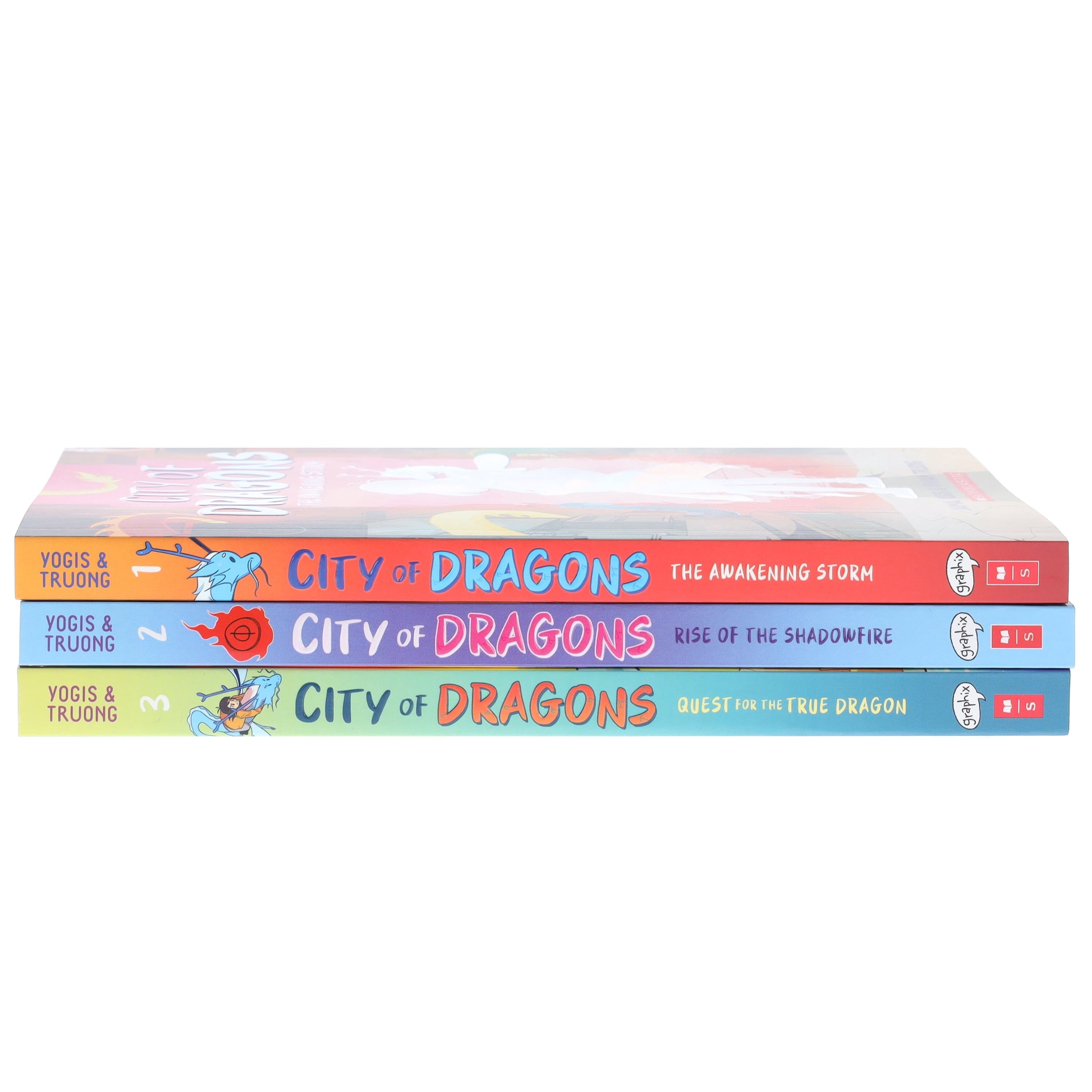 City of Dragons by Jaimal Yogis & Vivian Truong 3 Graphic Novels Set -