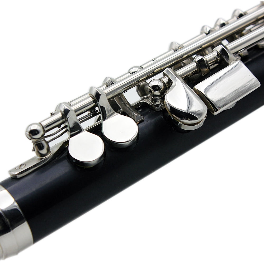 Dcenta Key of C Piccolo Flute with Polish Cloth Cleaning Stick Screwdr