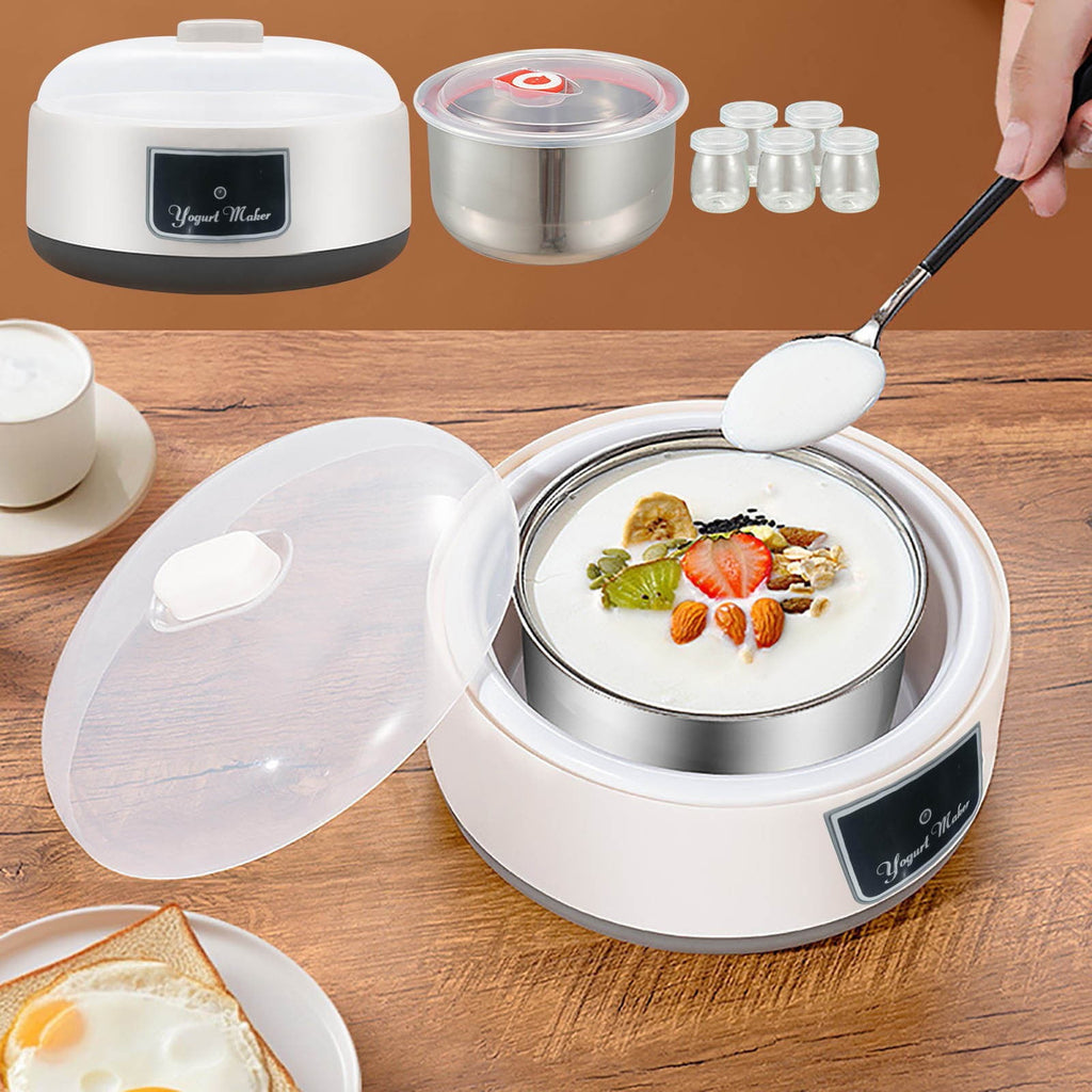 Blueek Automatic Yogurt Maker Machine, Stainless Steel Container, Ener