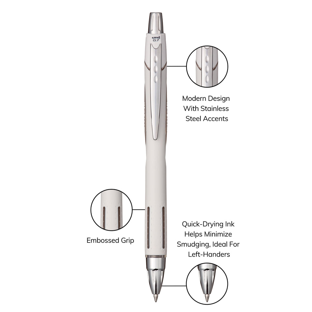 uniball™ Jetstream RT Ballpoint Pens, Fine Point (0.7mm), Black Ink,