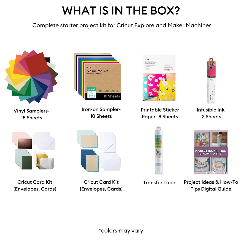 Cricut Deluxe Materials Bundle for Maker & Explore