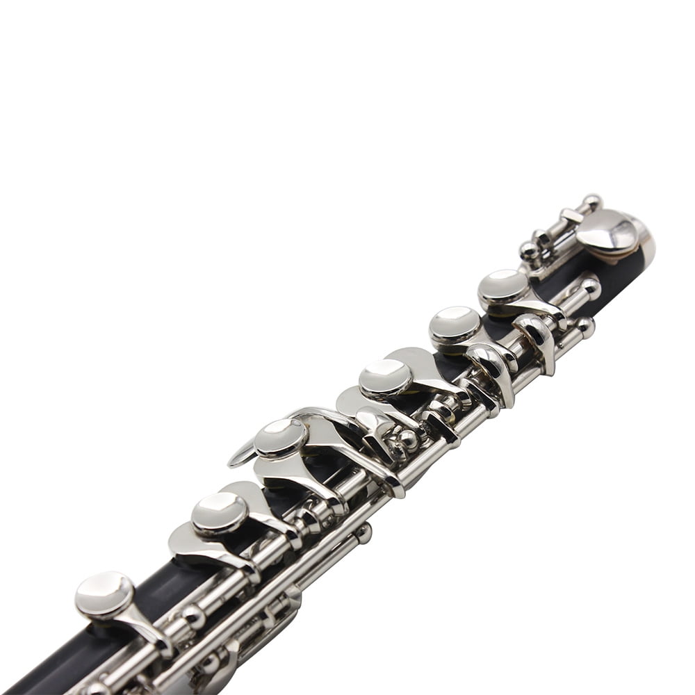 Dcenta Key of C Piccolo Flute with Polish Cloth Cleaning Stick Screwdr