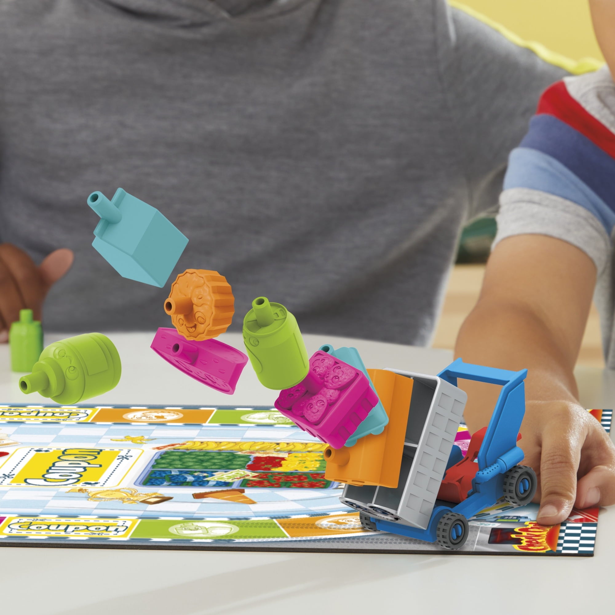 Grocery Go Karts Board Game for Preschoolers and Kids Ages 4 and Up, P