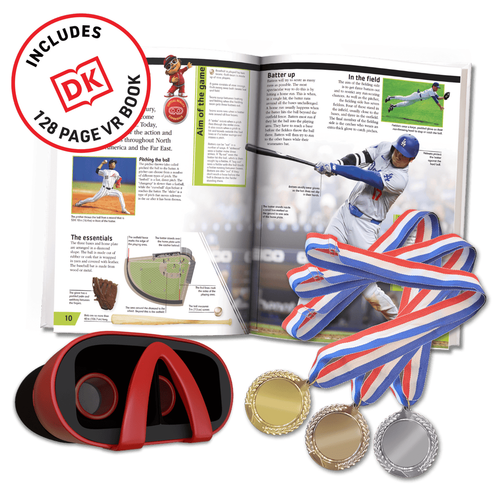 Virtual Reality ESPN! with DK Book by Abacus Brands | VR Goggles Inclu