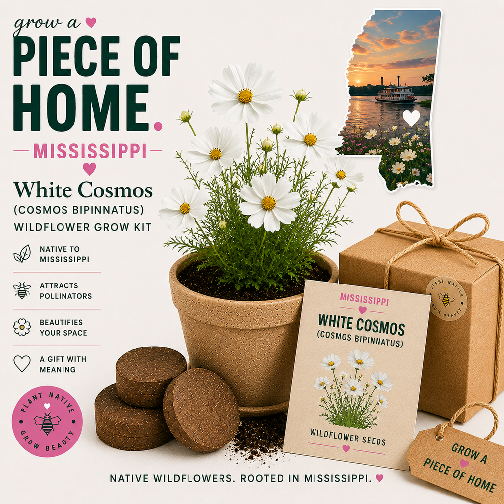 Mississippi White Cosmos Grow Kit