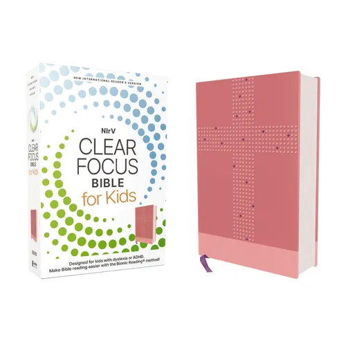 NIrV Clear Focus Bible for Kids (Leathersoft) — Bionic Reading Edition